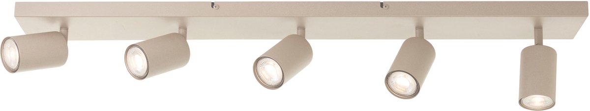 Brilliant jello - loftlampe - led gu10 5x5w - 350 lm - 3000k - dæmpbar - champagne