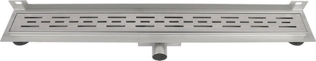 Differnz douchegoot - muur flens rvs - 7 x 7 x 70 cm