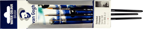 Van gogh penselenset voor aquarelverf, serie 191 nr. 000-0-2