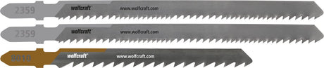 Wolfcraft - stiksavklinger til nedrivning - 3 stykker - til hurtige snit gennem træ med søm - 2359000