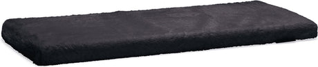 Beeztees moza - vensterbank mat - pluche - antraciet - 65x27x3 cm