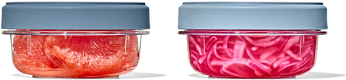 Oxo - madopbevaringsboks - twist stack - 350ml - sæt med 2 stk