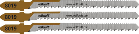 Wolfcraft - stiksavklinger i hårdttræ 50 mm - spejlskåret - stiksavklinge hcs med T-skaft - træ - 8019000