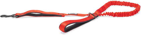 Beeztees parinca premium elastische looplijn - hondenriem - nylon - rood - 120 cm x 25 mm