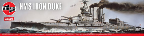 Airfix modelbyggesæt skibe - 04210v hms iron duke - vintage klassikere - marineskibsplastik - 1:600 - modelfremstilling