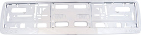 Carpoint bundplade europa 53 x 14 cm krom