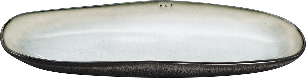 Medard de noblat - Shadow Nacre - lille oval skål - 23 x 11 cm - 6 stykker - stentøj