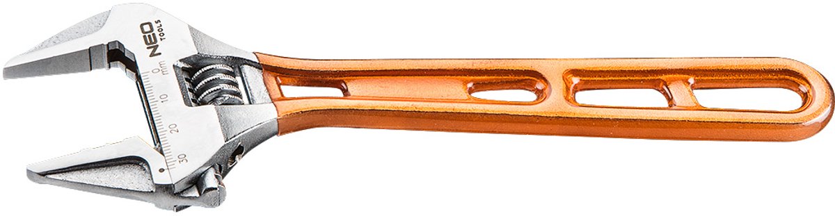 Neo - justerbar skruenøgle - 205 mm - krom-vanadium stål - 0-32 mm