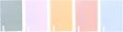Ancor notebook præget tør a4 diamant - 5 styk - assorterede farver