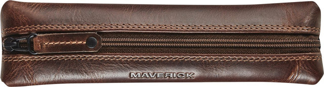 Maverick læder pennetui den originale flad