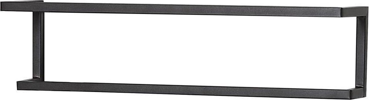 Sælskindscarré - håndklædeholder 48 cm - sort