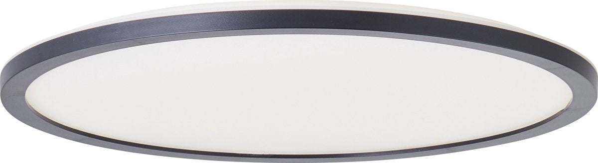 Brilliant brennan - loftlampe - badeværelse - led 24w 4000k - 3-trins lysdæmper - ip44 - sort og hvid