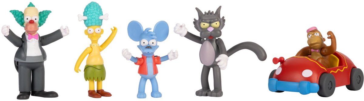 Jakks the Simpsons - 6 cm multipack Krusty klovnen