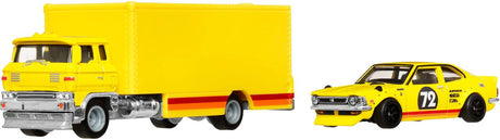 Hot wheels bilkultur: teamtransport jbm34, køretøjssæt, 3 år, metal, gul