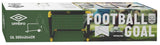 Umbro fodboldmål - fodboldmål 50 x 44 x 44 cm - foldbart fodboldmål - nemt at opbevare - fodboldtræningsmål til børn og voksne - plastik - sort gul