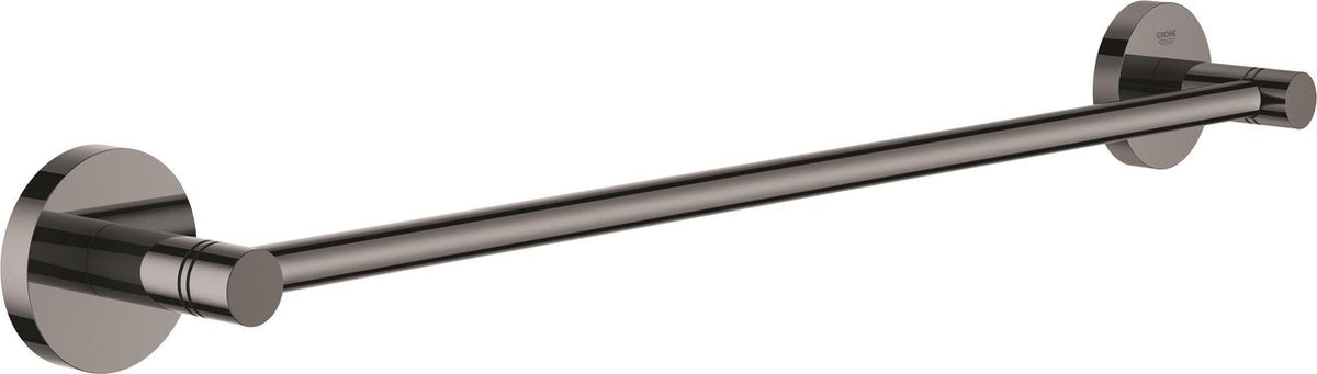 Grohe essentials håndklædeholder - 450 mm - hård grafit (sort)
