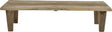 Bloomingville - riber sofabord - beige - genbrugstræ