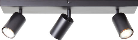 Brilliant jello - loftspot - gu10 3x4,5w - 3000k - sort