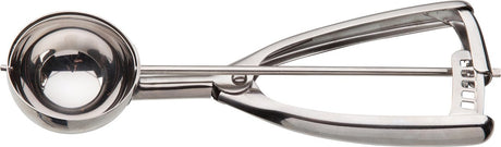 Diamant sabatier ijsschep - portioneerlepel - oliebollenlepel - 55mm - rvs - skinkaart