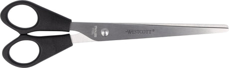 Westcott kontorsaks - 17,1 cm - knive i rustfrit stål - sort plastikhåndtag - venstrehåndet - ac-e31172