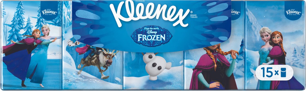 Kleenex ©disney lommetørklæde prinsesse 15x7 stk