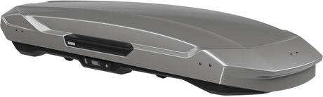 Thule motion 3 xl lav titan blank - tagboks - kan åbnes på 2 sider - 75 kg bæreevne - 400 l kapacitet