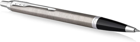 Parker im kuglepen | rustfrit stål med kromfinish | medium punkt med blå blæk refill | med gaveæske