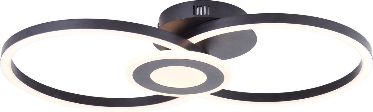 Brilliant bray - loftlampe - LED 24w - 3000k - sort