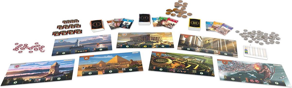 Repos produktion asmodee 7 vidundere - 2. udgave - brætspil