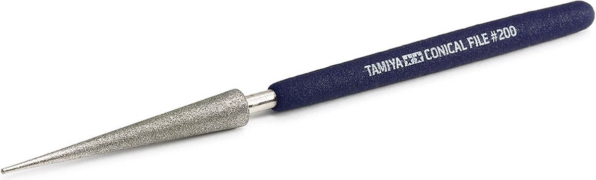 Tamiya filsæt - 74164 konisk fil - 55mm - 8mm - filværktøj