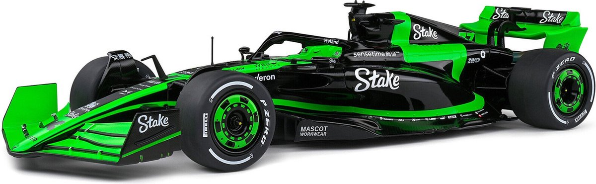 Formel 1 kick sauber f1 team c44 show bil version 2024 - 1:18 - solido