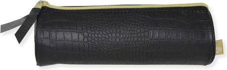Kangaro kangar etui - pure croco - zwart - 20x6 - rond - k-pm620033skz