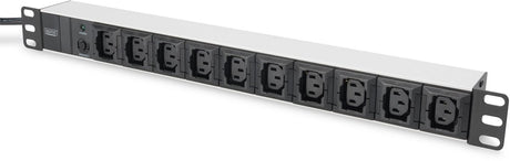 Digitus DN-95404 19 tommer stik til patchskab 1 han enhedsstik c13 10a sort
