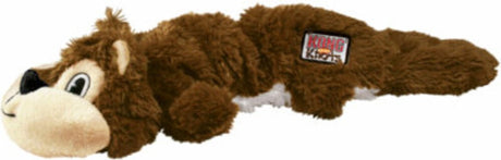 Kong scrunch club egern - hundelegetøj - assorteret - m - 10,2 cm