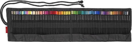 Faber-castell farveblyant sort udgave - 72 stykker i roll-up etui - sort - fc-116418