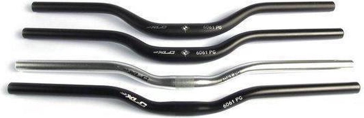 XLC HB-M04 mountainbike styr - riser bar - aluminium - mat sølv - 630mm - 25,4mm - 30mm