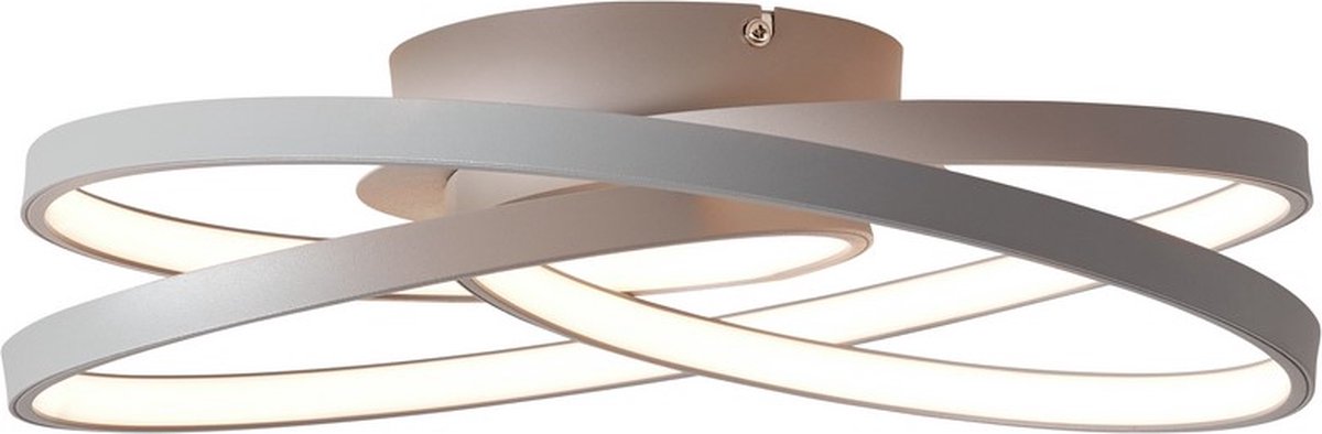 Brilliant labyrint - loftslampe - LED 42w - grå