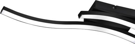 Rl live your light reality route - loftlampe - sort mat - inkl. 2x smd 5w