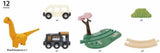 Brio togspor cirkel - dinosaur - 12-delt