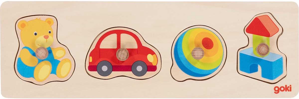Goki Wooden Nick Puzzle My Toys, 4 ..