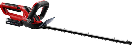 Einhell batteri hækkeklipper ge-ch 1855 1 li kit - power x-change - 18 v li-ion - klippelængde: 55 cm - tandafstand: 18 mm - roterende håndtag - klingeafdækning - inkl. 2,5 Ah batteri og oplader