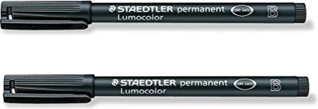 Staedtler legetøj | kreativt kunstværk diy - lumocolor b permanent sort