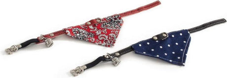 Beeztees - kattenhalsband - incl. bel+doek - rood - 32x1x0,2 cm