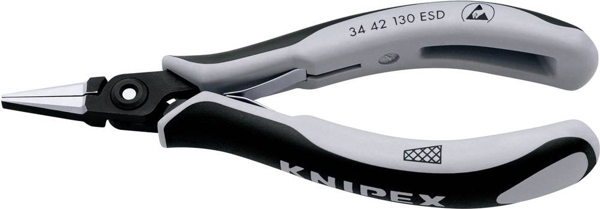 Knipex præcisionselektroniktang esd flat - 3442130esd