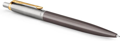 Parker Jotter XL kuglepen | grå maling med gulddetaljer | mellempunkt | blåt blæk | gaveemballage