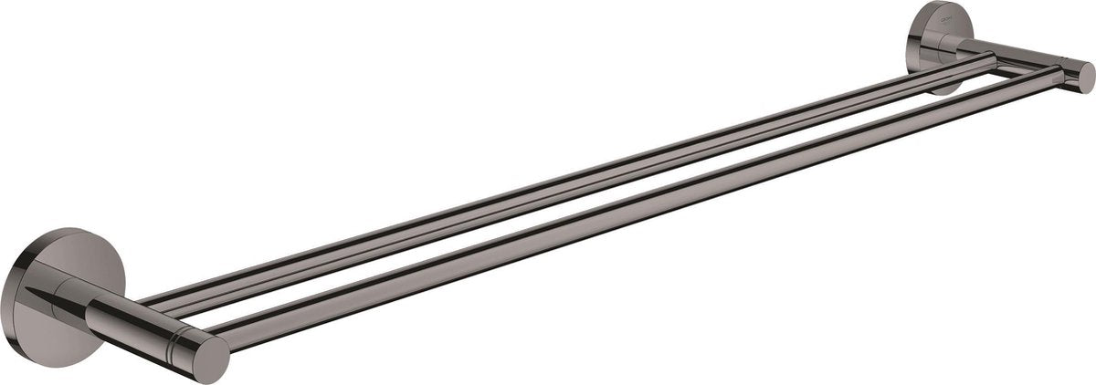 Grohe essentials håndklædeholder dobbelt 60 cm hård grafit