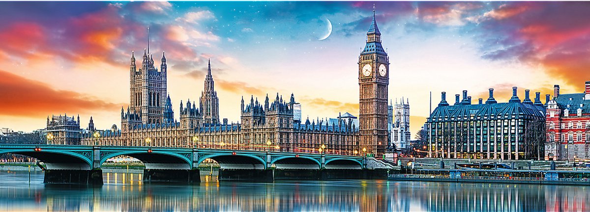 Trefl puslespil Big Ben og Palace of Westminster - London 500 brikker.