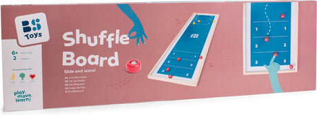Bs legetøj shuffleboard med 8 diske - 2 spillere