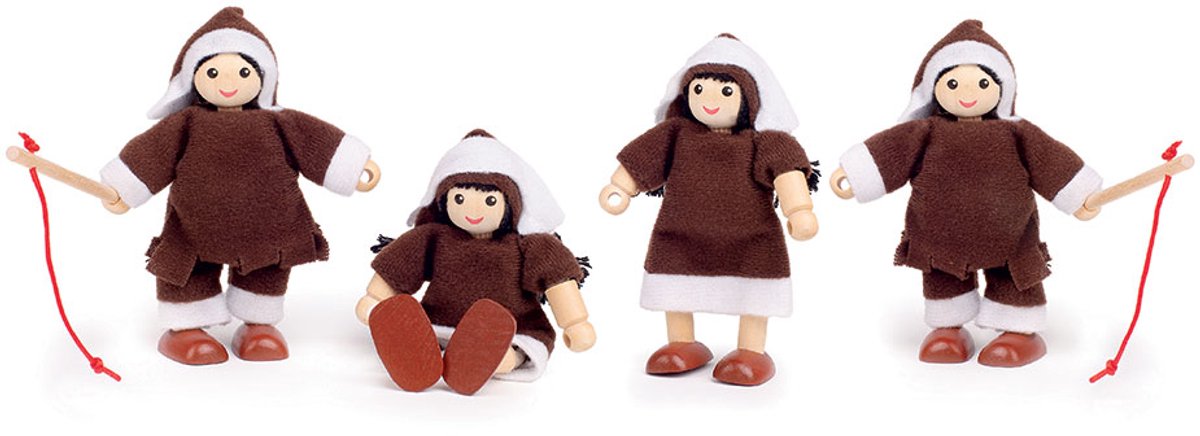 Bigjigs inuit dukker