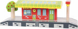 Bigjigs træskinner - Village Station